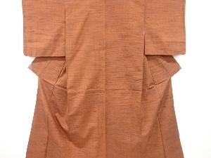 アンティーク　手織り紬着物